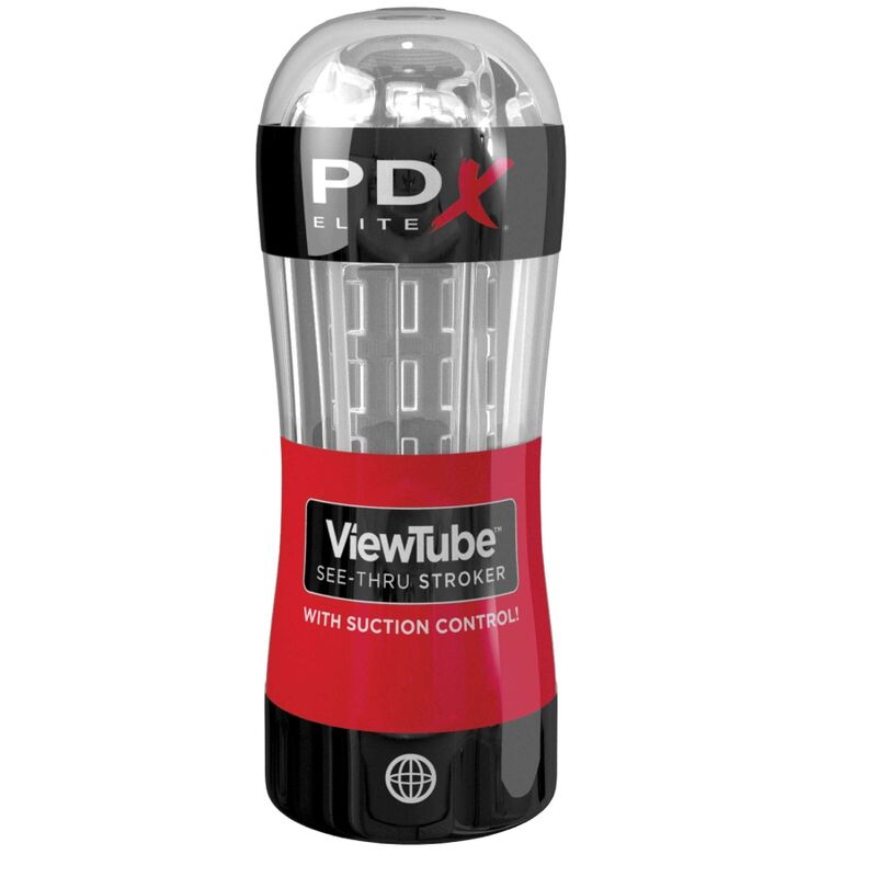 PDX ELITE - STROKER VIEWTUBE CONTROL SUCO TRANSPARENTE - Imagem 2