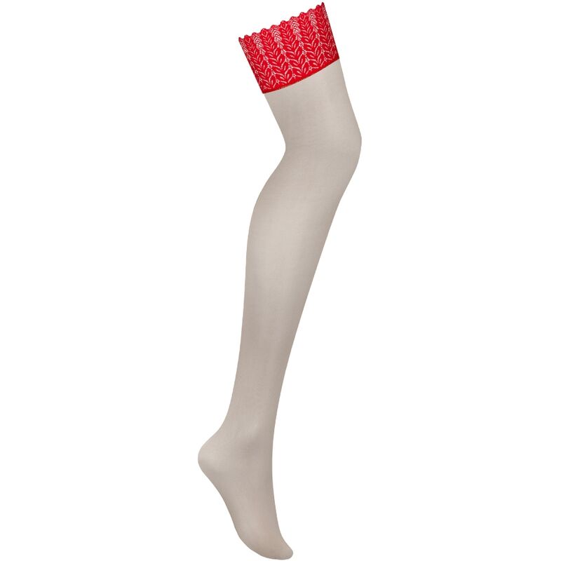 OBSESSIVE - CALZE INGRIDIA ROSSO XL/XXL - Imagem 5