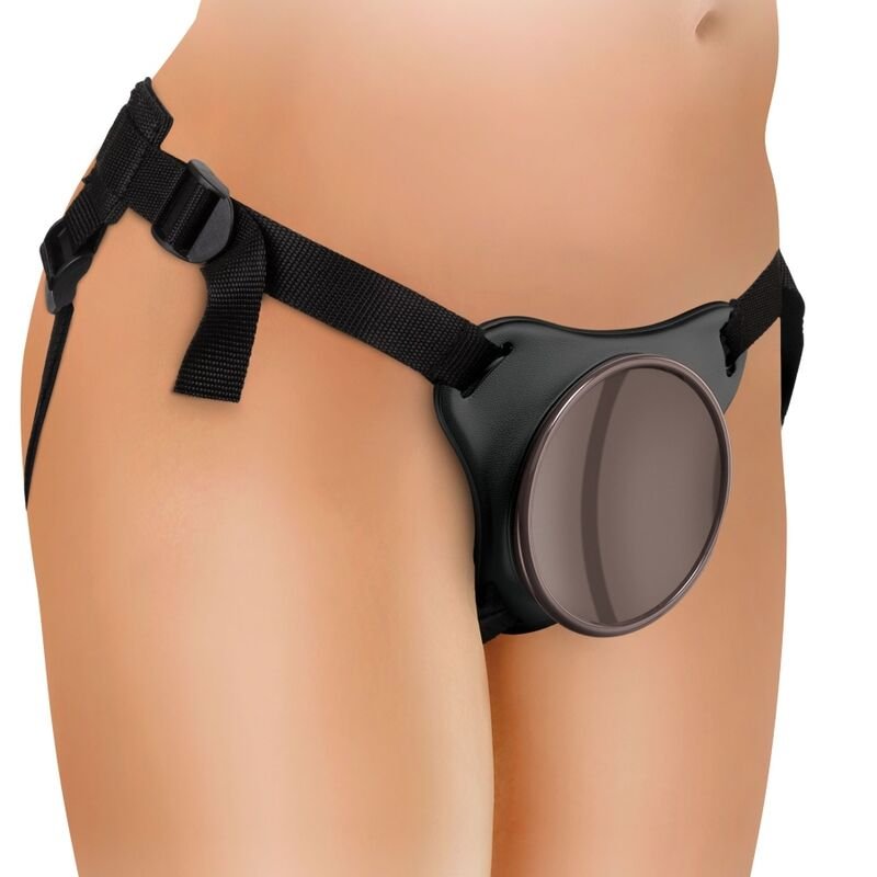 KING COCK - ELITE KIT DE ARNÊS AJUSTVEL DELUXE ANEL COM TESTÍCULOS E DILDO 20.3 CM - Imagem 5