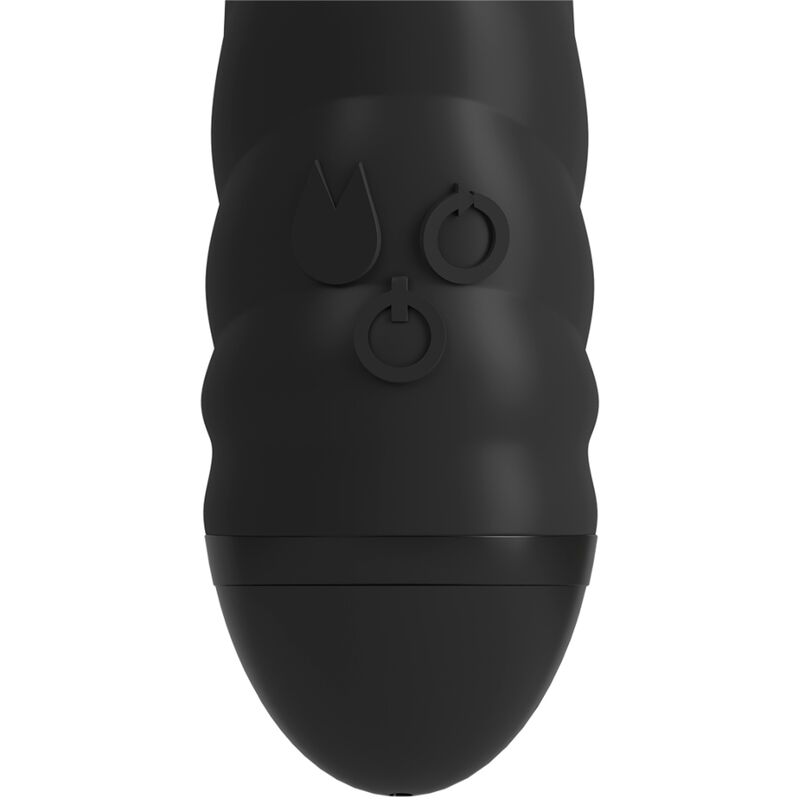ADRIEN LASTIC - VIBRADOR TWISTER E ROTADOR MASSAGER COELHO PRETO - Imagem 4