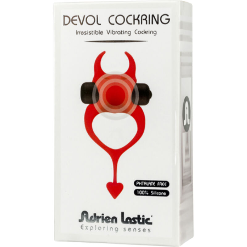 ADRIEN LASTIC - DEVOL COCKRING ANEL VIBRADOR VERMELHO - Imagem 4