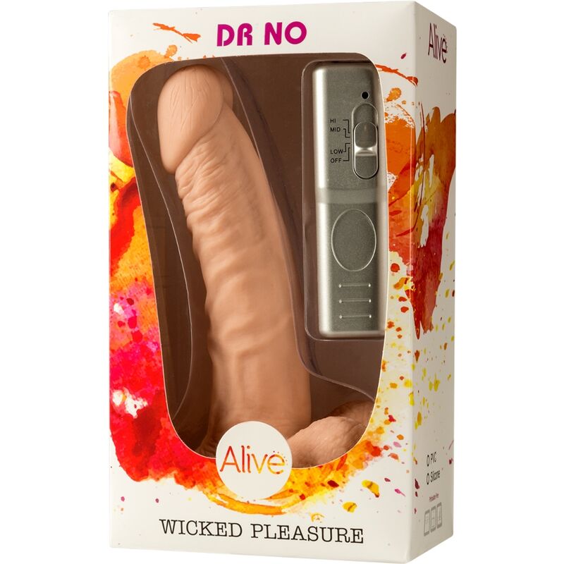 ALIVE DR. VIBRADOR DE PÊNIS SEM REALÍSTICO 18 CM - Imagem 2