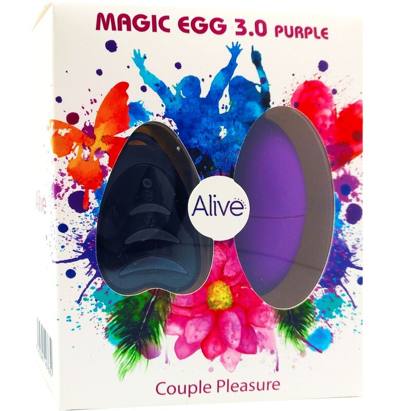 ALIVE - MAGIC EGG 3.0 OVO VIBRATÓRIO CONTROLE REMOTO VIOLETA - Imagem 2