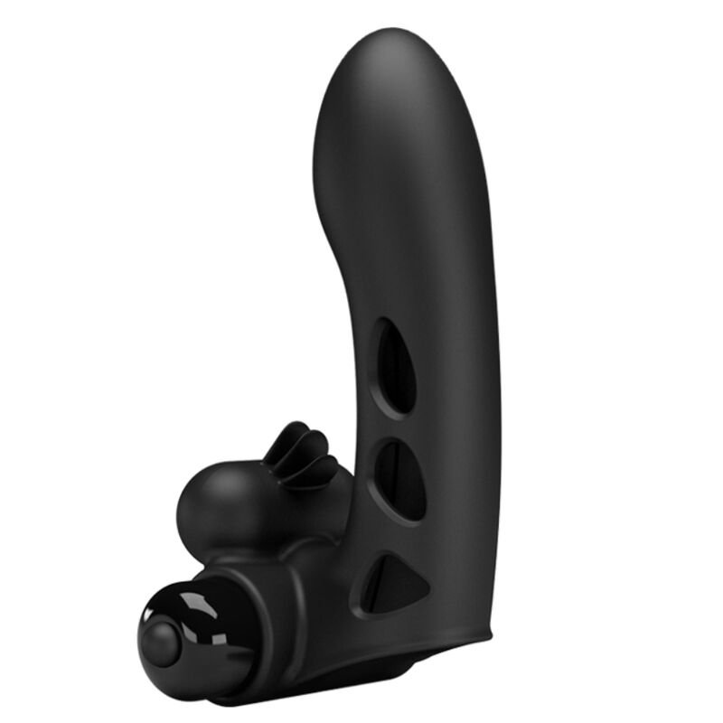 PRETTY LOVE - CAPA DE DEDO VIBRADOR PRETO ORLANDO - Imagem 2