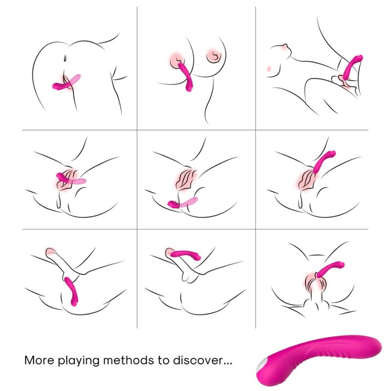 ARMONY - VIBRADOR LEGEND SILICONE FÚCSIA - Imagem 4