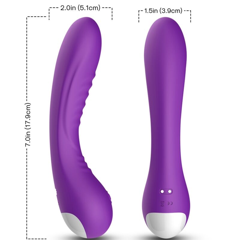ARMONY - VIBRADOR LEGEND SILICONE ROXO - Imagem 3