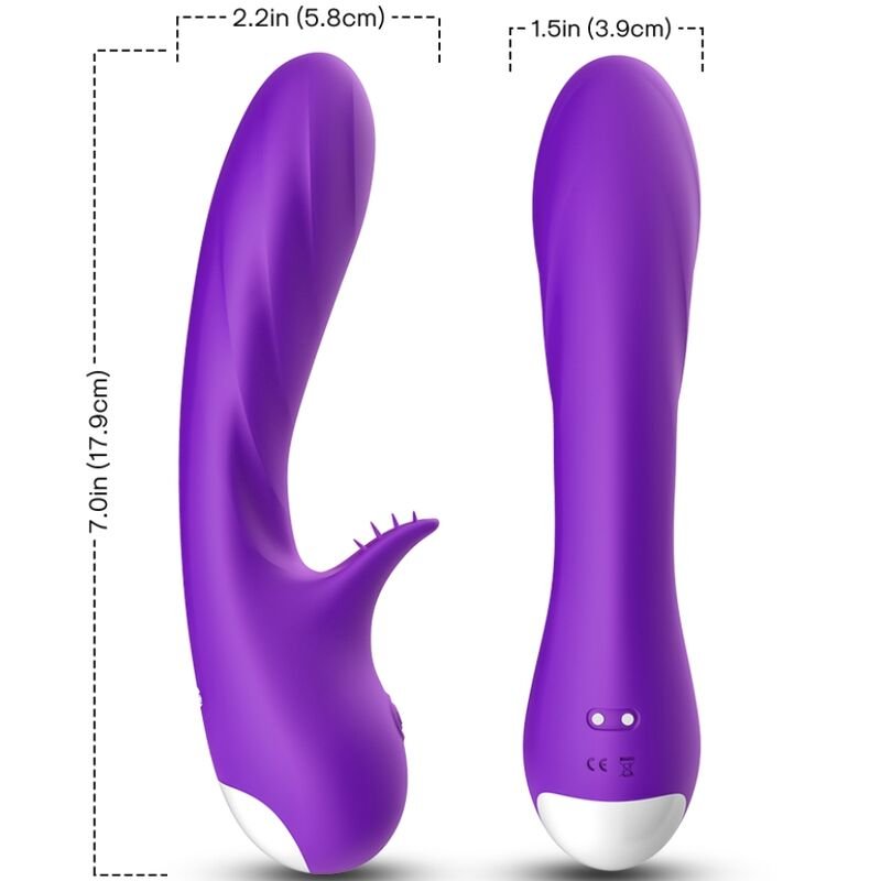 ARMONY - VIBRADOR ROMANCE COM ESTIMULADOR ROXO - Imagem 3