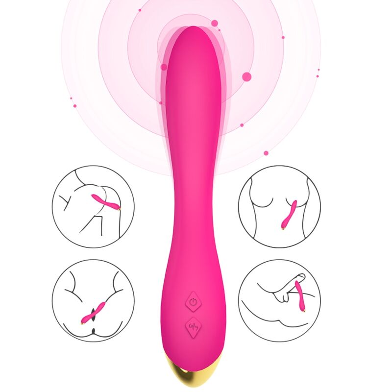 ARMONY - FLAMINGO VIBRADOR MULTPOSIÇÃO FÚCSIA - Imagem 4