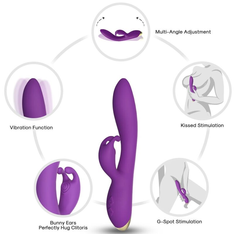 ARMONY - BONNIE VIBRADOR COELHO ROXO - Imagem 2