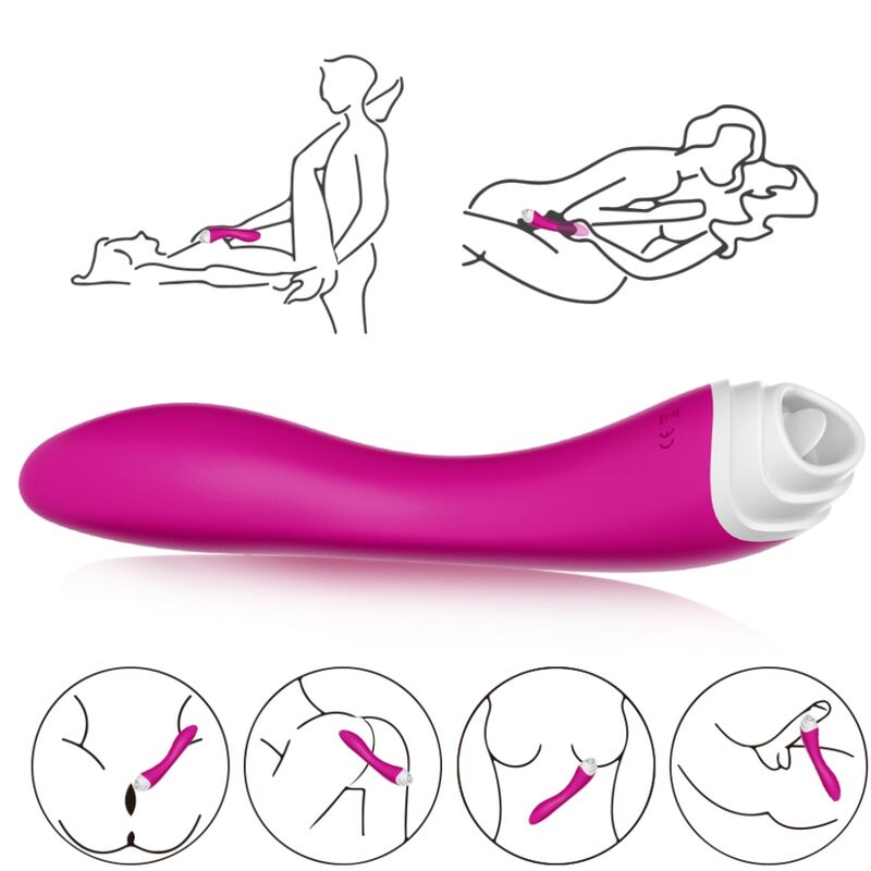 ARMONY - FAIRYLAND LAMINDO CLITOR VIBRANTE E VIBRADOR ROXO - Imagem 5
