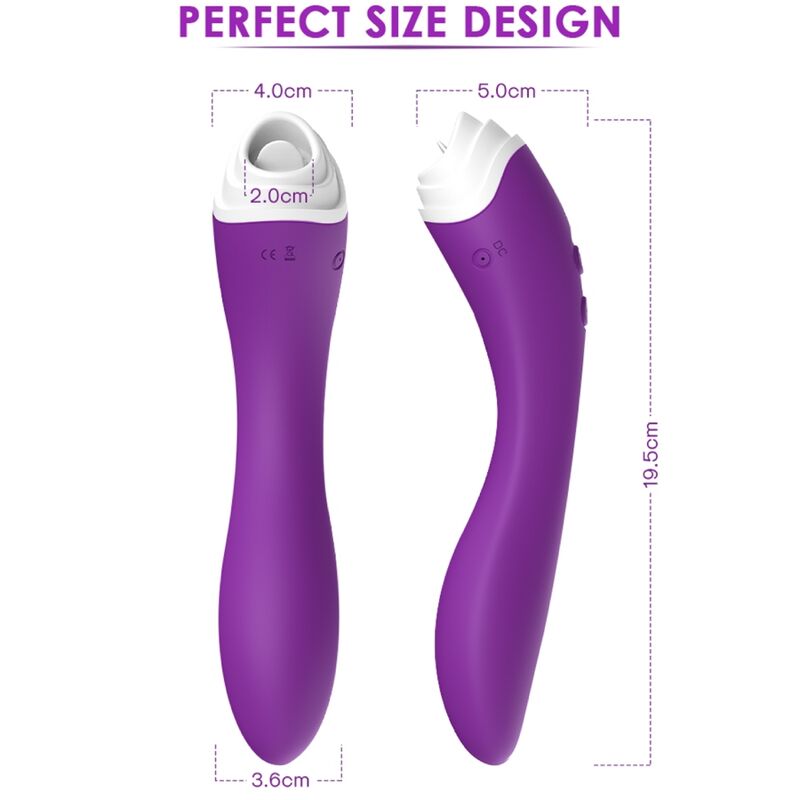 ARMONY - FAIRYLAND LAMINDO CLITOR VIBRANTE E VIBRADOR ROXO - Imagem 4