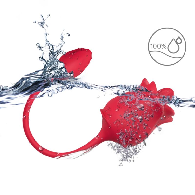 ARMONY - ESTIMULADOR E VIBRADOR ROSA COLA VERMELHO - Imagem 3