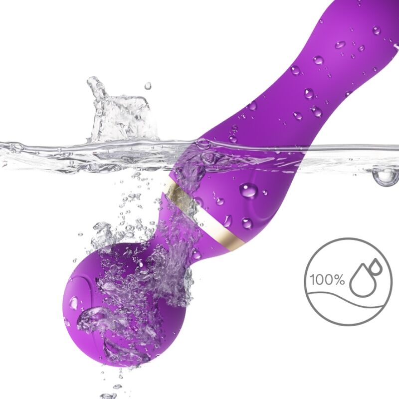 ARMONY - FREEZA MASSAGER E VIBRADOR CABEÇA SUPER FLEXÍVEL ROXO - Imagem 2