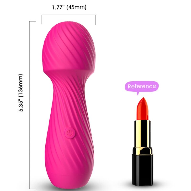 ARMONY - DAZZLE MASSAGER E VIBRADOR PEQUENO FÚCSIA - Imagem 3