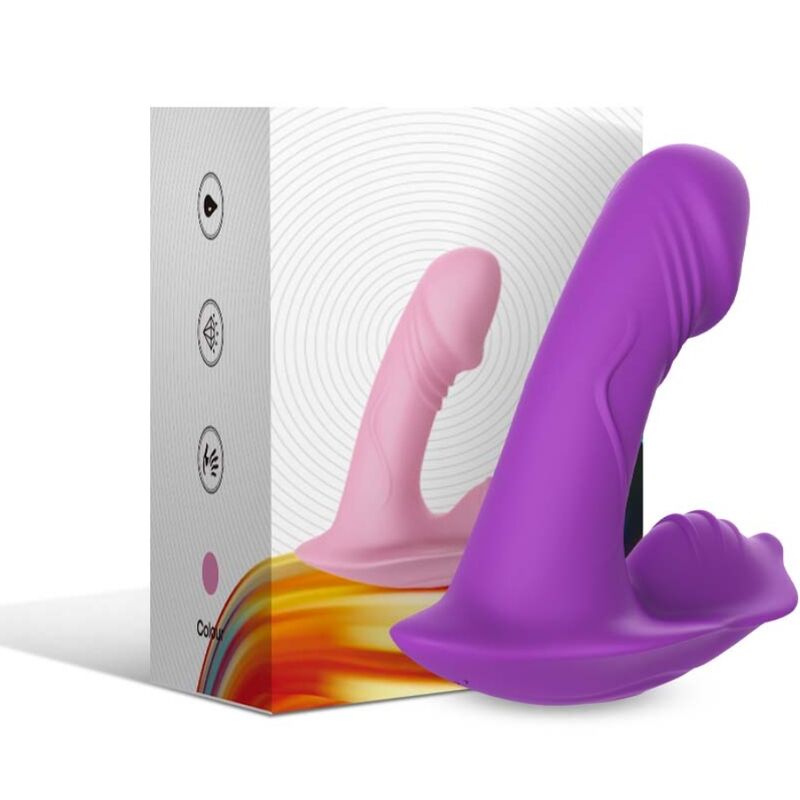 ARMONY - VIBRADOR DE APITO CONTROLE REMOTO INTRODUZÍVEL ROXO - Imagem 4