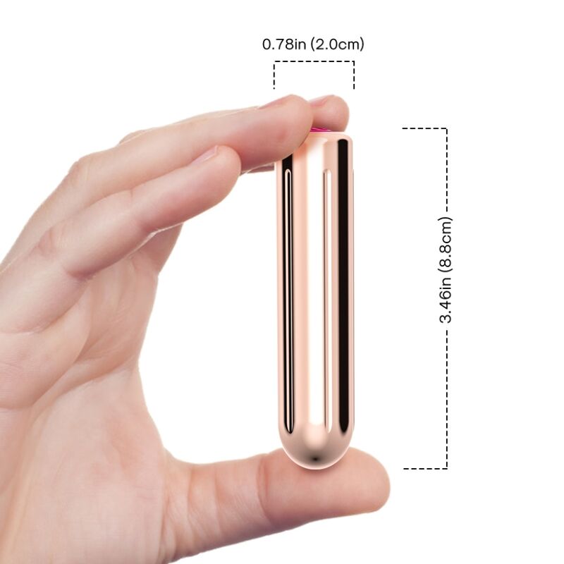 ARMONY - WARHEAD VIBRADOR BALA CONTROLE REMOTO DOURADO 2 CM X 8.8 CM - Imagem 4