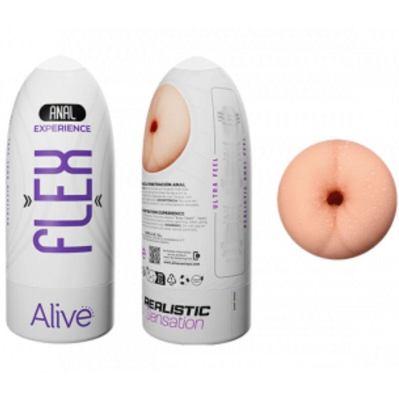 ALIVE - FLEX MASTURBADOR MASCULINO ANAL TAMANHO M - Imagem 2
