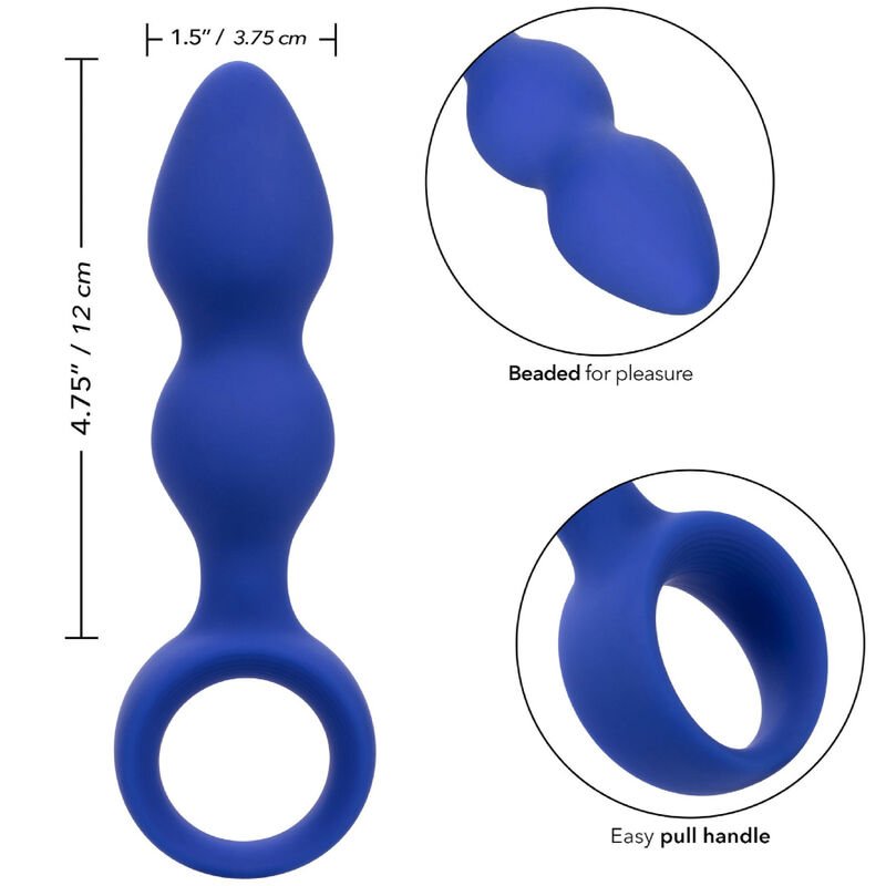 CALEXOTICS - ADMIRAL PLUG ANAL AVANADO AZUL - Imagem 4