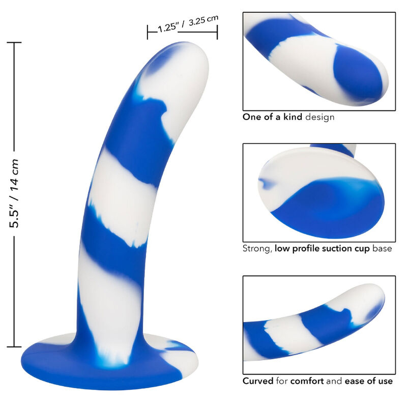 CALEXOTICS - ADMIRAL SWIRL DILDO FLEXÍVEL - Imagem 4