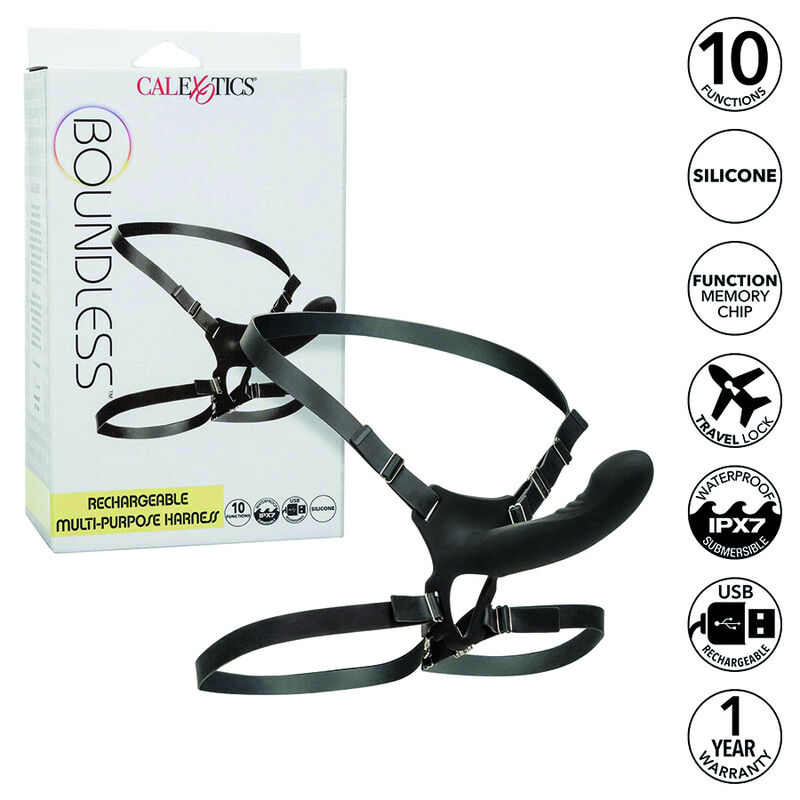 CALEXOTICS - BOUNDLESS ARNESS MULTI-PORPUSE RECARREGVEL - Imagem 2