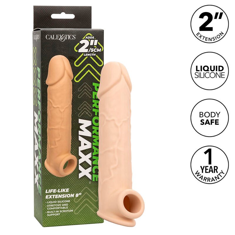 CALEXOTICS - PERFORMANCE MAXX LIFE-LIKE EXTENSION 8 PELE CLARA - Imagem 2