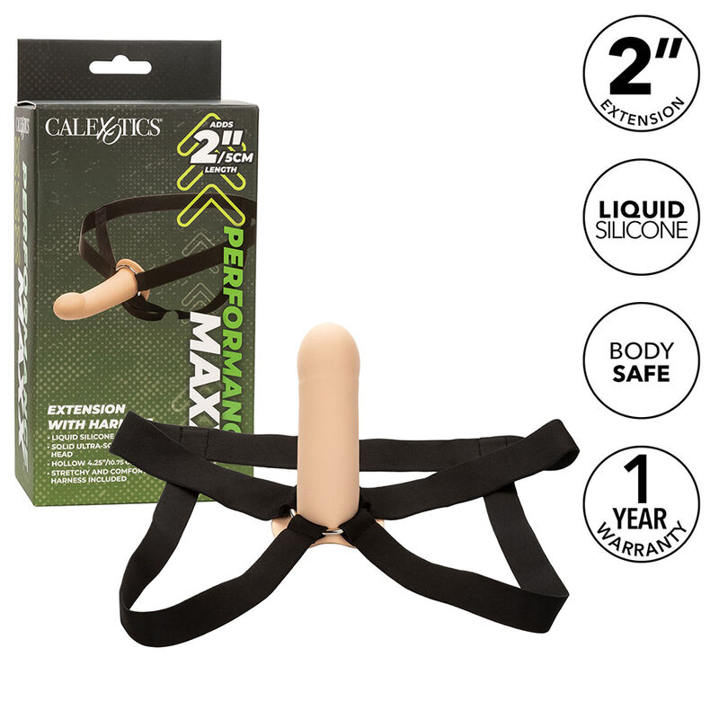 CALEXOTICS - EXTENSO PERFORMANCE MAXX COM ARNÊS PELE LEVE - Imagem 2