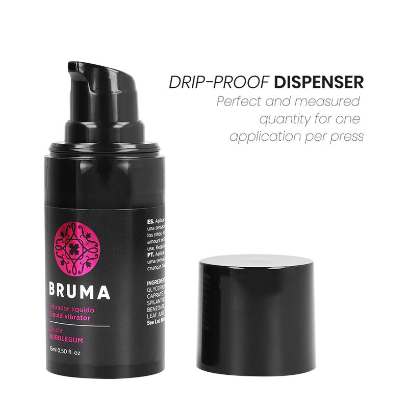 BRUMA - VIBRADOR LÍQUIDO ULTRA DESLIZANTE BUBBLEGUM 15 ML - Imagem 5