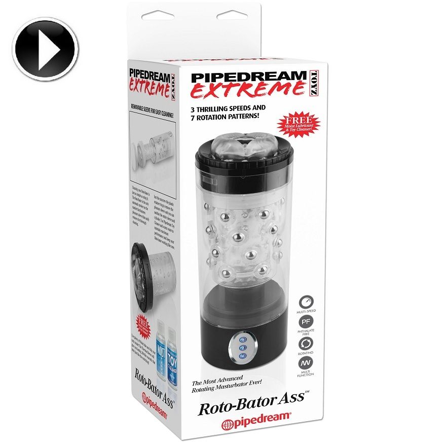 EXTREME TOYZ - MASTURBADOR MASCULINO ROTO BATOR ANO - Imagem 5