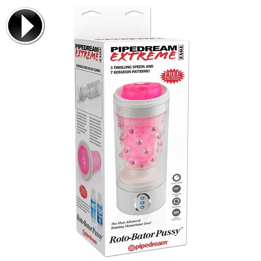 EXTREME TOYZ - ROTO BATOR MASTURBADOR VAGINA MASCULINO - Imagem 5