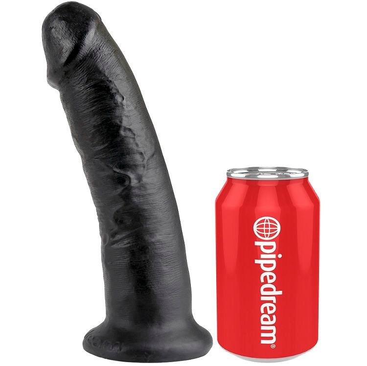 KING COCK - 9 DILDO PRETO 22.9 CM - Imagem 3