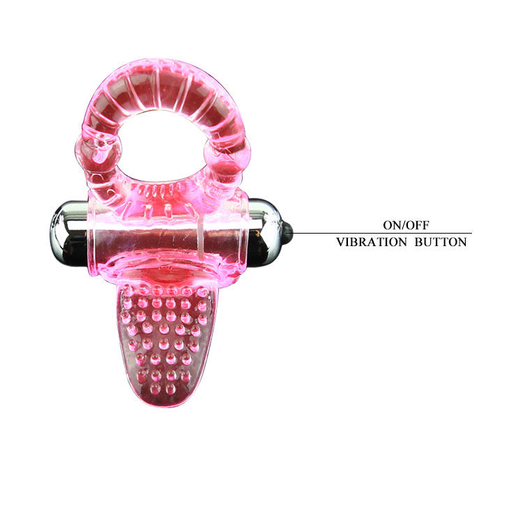 BAILE - SWEET ABS 10 RITMOS ANEL VIBRADOR ROSA ANEL PARA O PÊNIS - Imagem 5