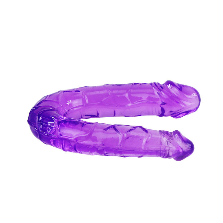 BAILE - DILDO DUPLO EM GELÉIA FLEXÍVEL LILS - Imagem 2