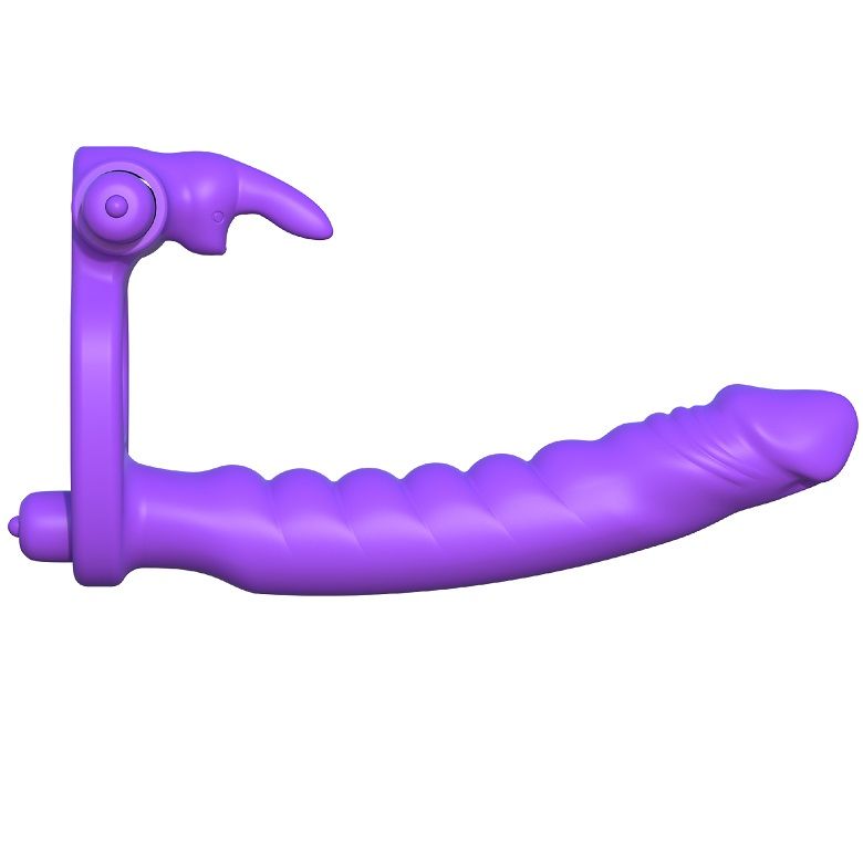 FANTASY C-RINGZ - SILICONE DOUBLE VIBRATOR COELHO - Imagem 2