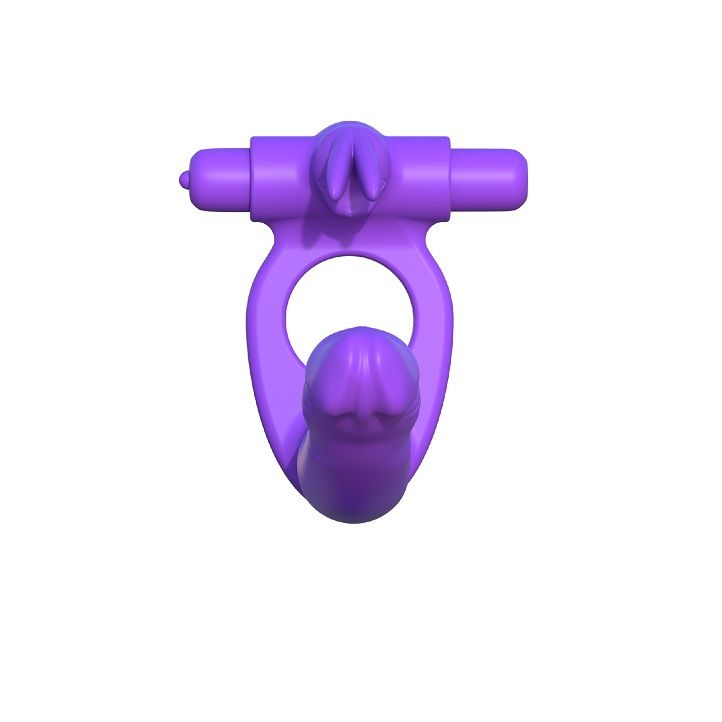 FANTASY C-RINGZ - SILICONE DOUBLE VIBRATOR COELHO - Imagem 3