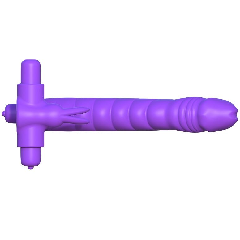 FANTASY C-RINGZ - SILICONE DOUBLE VIBRATOR COELHO - Imagem 5