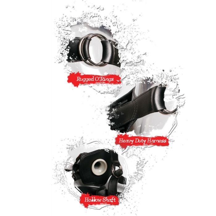 FETISH FANTASY EXTREME - HOLLOW STRAP-ON BLACK - Imagem 3