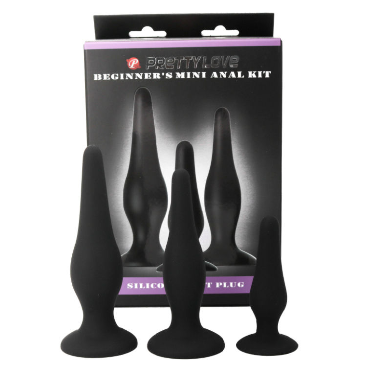PRETTY LOVE - KIT DE INICIAO DE SILICONE PARA PLUGS ANAIS - Imagem 2
