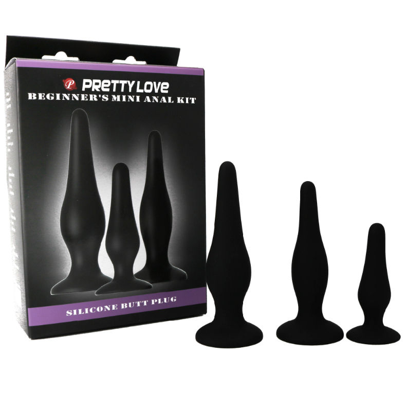 PRETTY LOVE - KIT DE INICIAO DE SILICONE PARA PLUGS ANAIS - Imagem 4