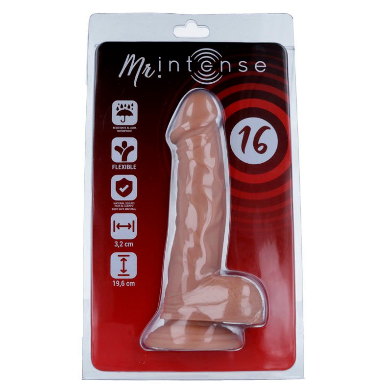 MR INTENSE - 16 REALISTIC PENIS 19.6 CM -O- 3.2 CM - Imagem 2