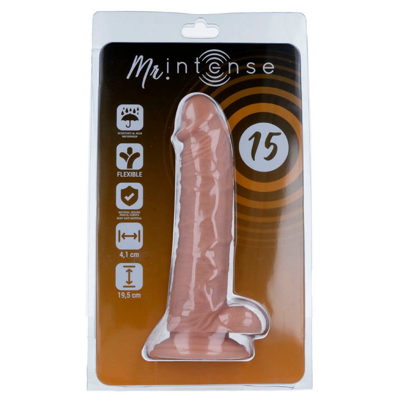 MR INTENSE - 15 PÊNIS REALÍSTICO 19.5 CM -O- 4.1 CM - Imagem 2