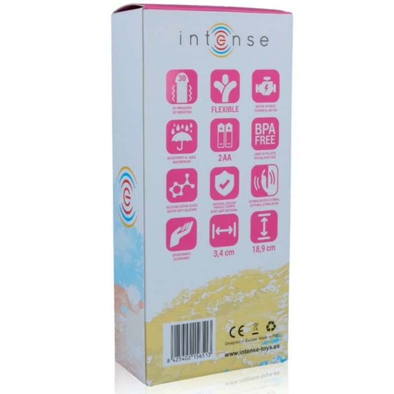 INTENSE - VIBRADOR HILARI ROSA SILICON LUXE - Imagem 5
