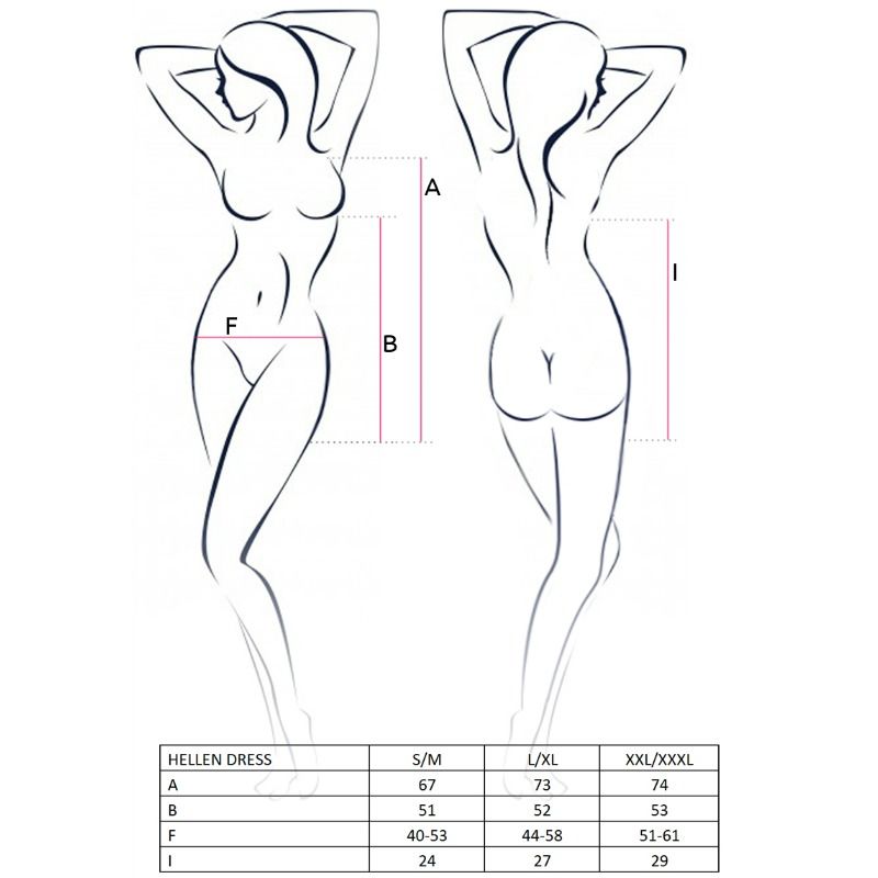 PASSION - VESTIDO WOMAN HELLEN E TANGA TAMANHO S/M - Imagem 2