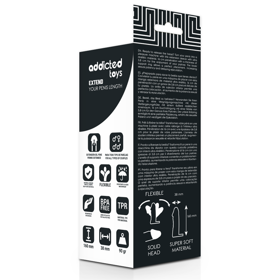 ADDICTED TOYS - ESTENDEM SEU PÊNIS 16 CM - Imagem 3