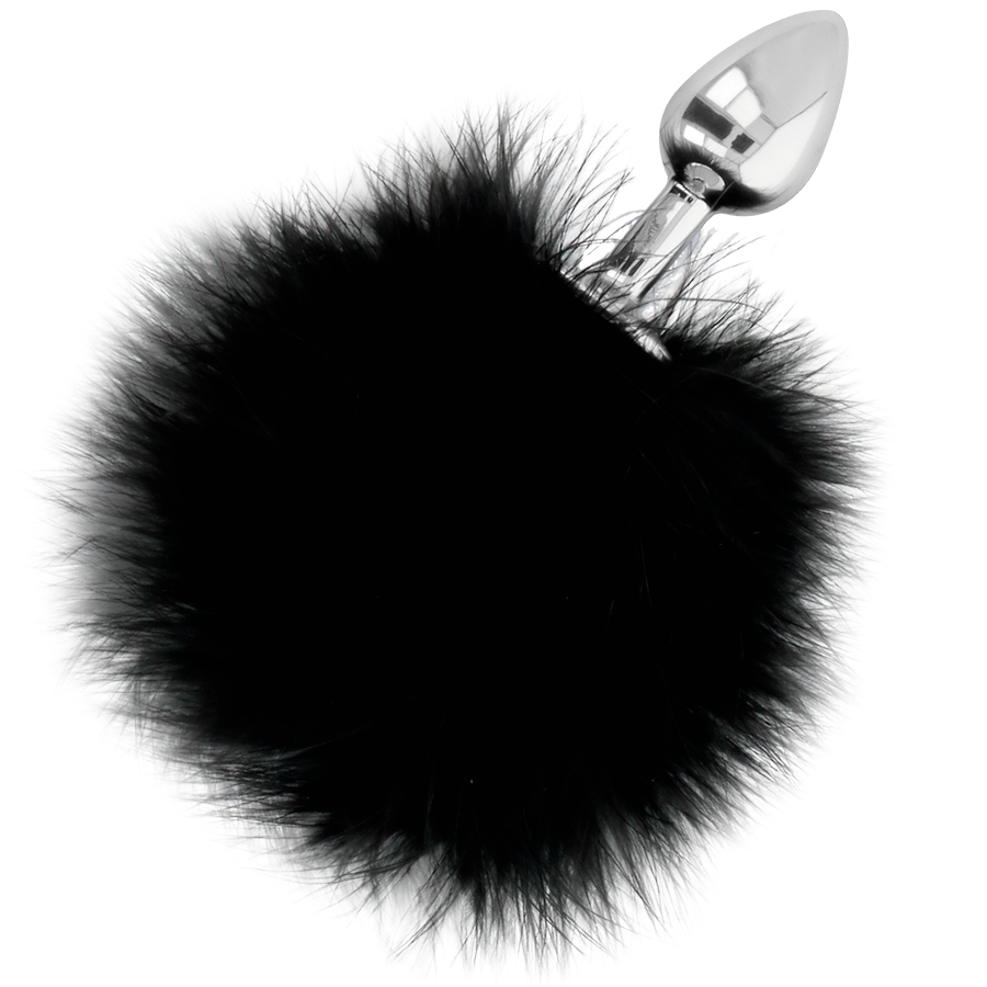 DARKNESS - PLUG ANAL EXTRA COM CAUDA PRETA 7 CM - Imagem 4