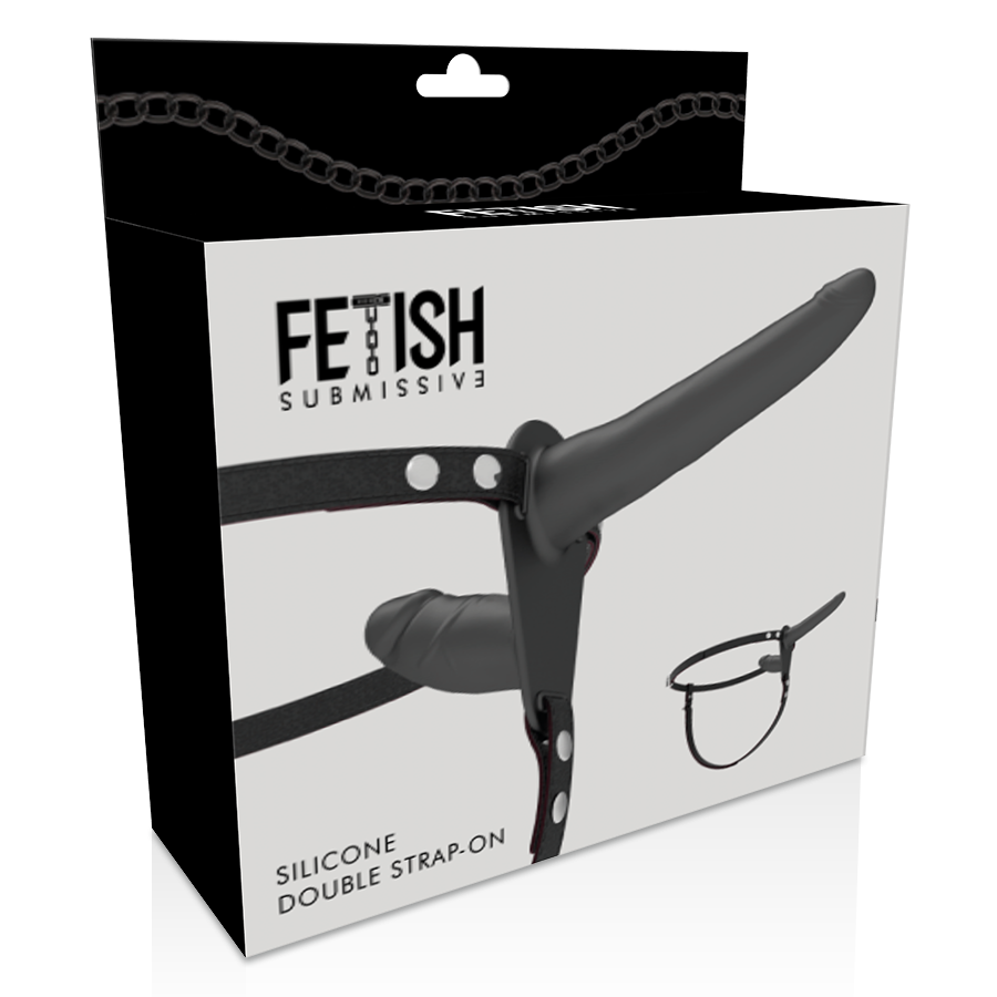 FETISH SUBMISSIVE HARNESS - PENETRAÇÃO DUPLA PRETA - Imagem 4