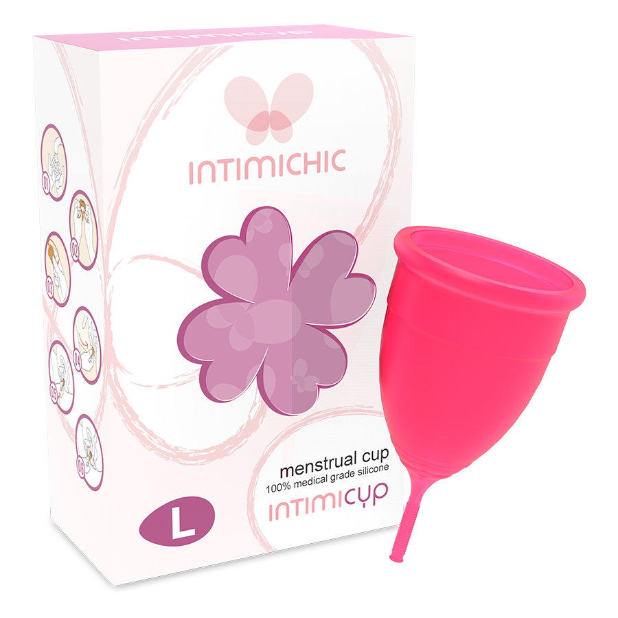 INTIMICHIC - COPO MENSTRUAL GRAU MÉDICO SILICONE - TAMANHO L