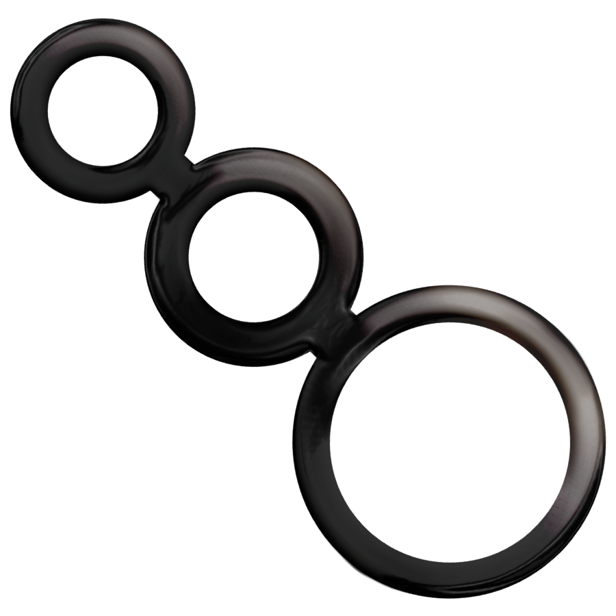 ADDICTED TOYS - CONJUNTO DE ANÉIS - PARA PÊNIS - FUMADO - Imagem 4