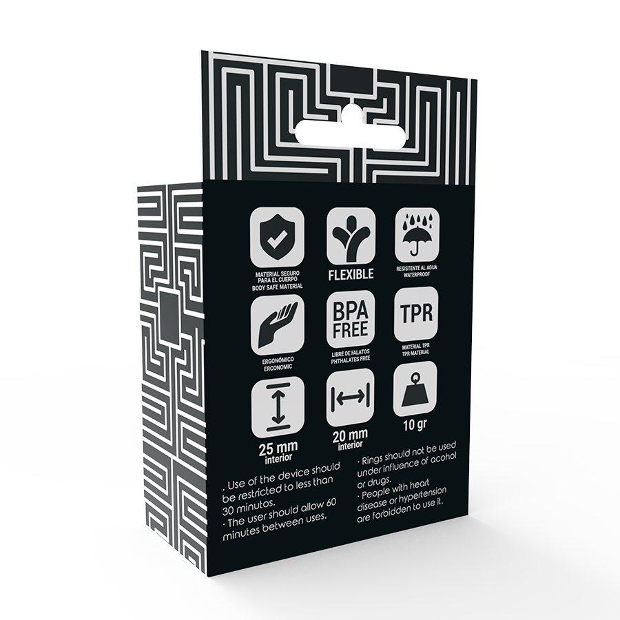 ADDICTED TOYS - CONJUNTO DE ANEL C - PRETO - Imagem 4