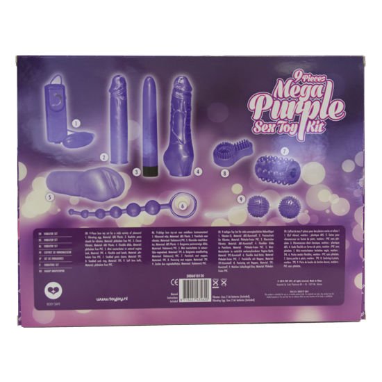 TOYJOY - SÓ PARA VOCÊ KIT DE BRINQUEDOS SEXUAIS MEGA ROXO - Imagem 3