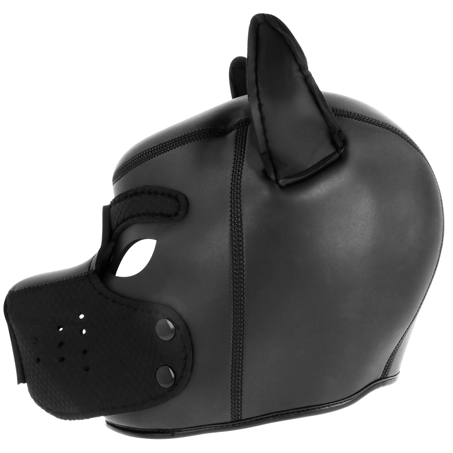 DARKNESS - MSCARA DE NEOPRENE PARA CES COM FOCINHO REMOVÍVEL L - Imagem 4